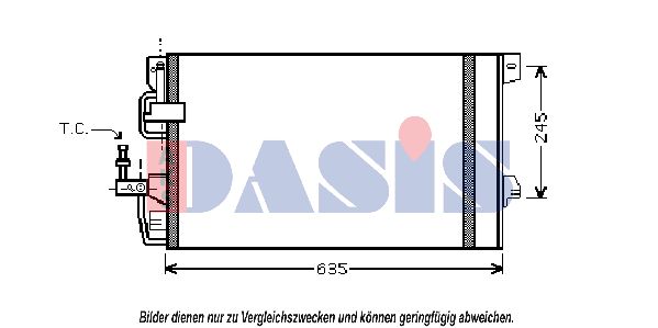 AKS DASIS Lauhdutin, ilmastointilaite 152023N